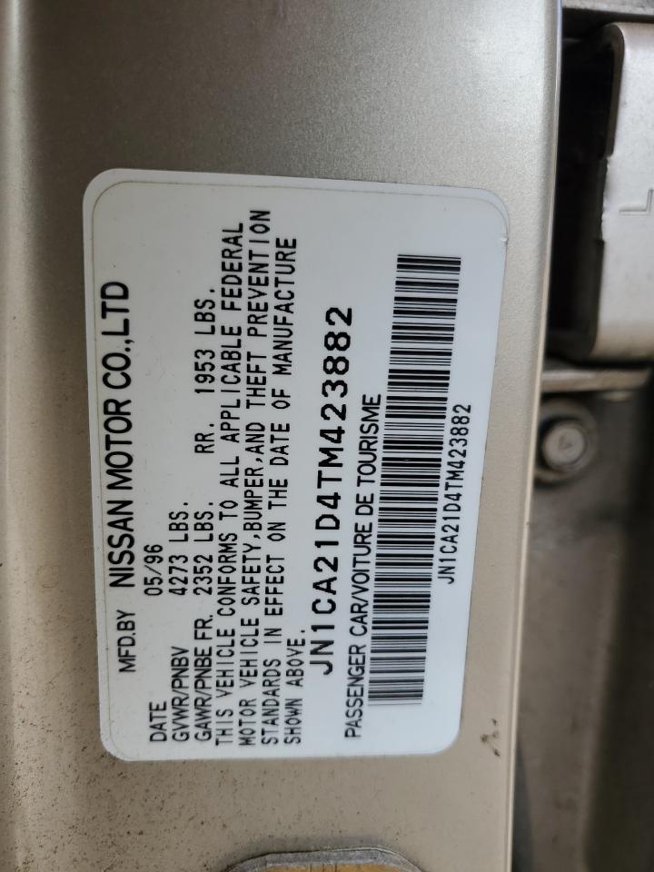 1996 Nissan Maxima Gle VIN: JN1CA21D4TM423882 Lot: 56068265