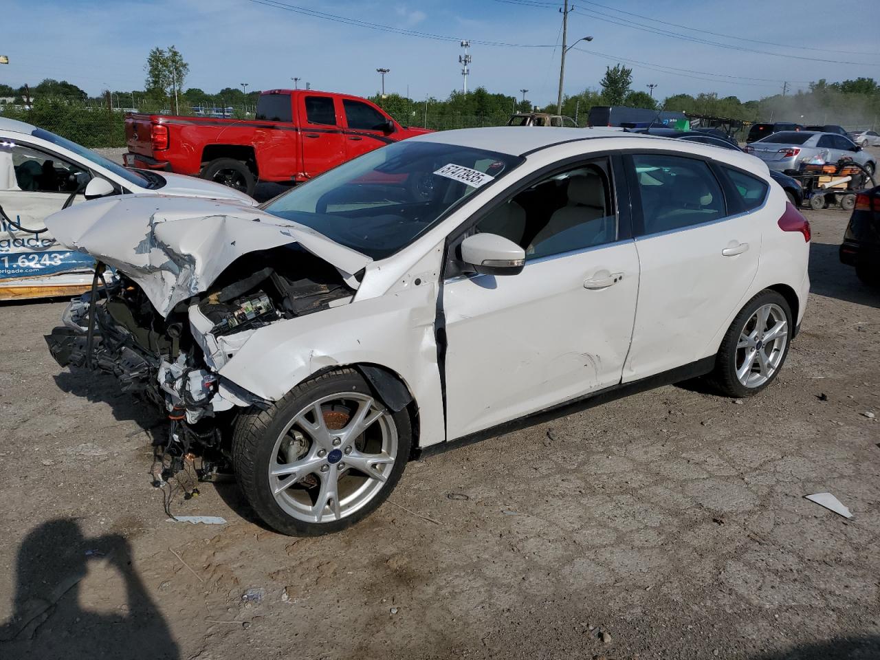 2015 Ford Focus Titanium იყიდება Indianapolis-ში, IN - Front End