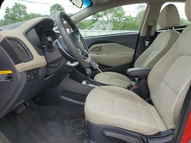 Sedans KIA RIO 2013 Red