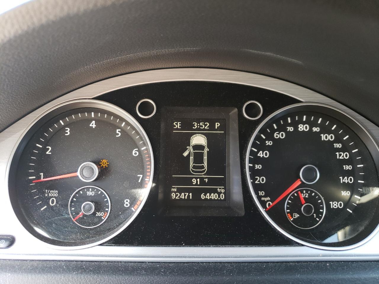 2013 Volkswagen Cc Sport VIN: WVWBN7AN2DE571625 Lot: 57043695