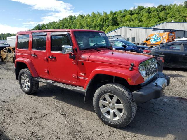 Parquets JEEP WRANGLER 2012 Czerwony