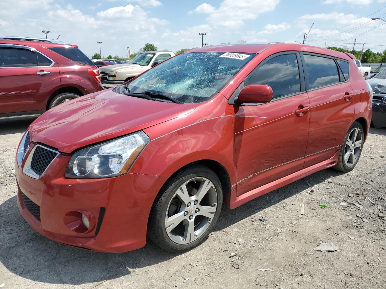 2009 Pontiac Vibe Gt na sprzedaż w Indianapolis, IN - Front End