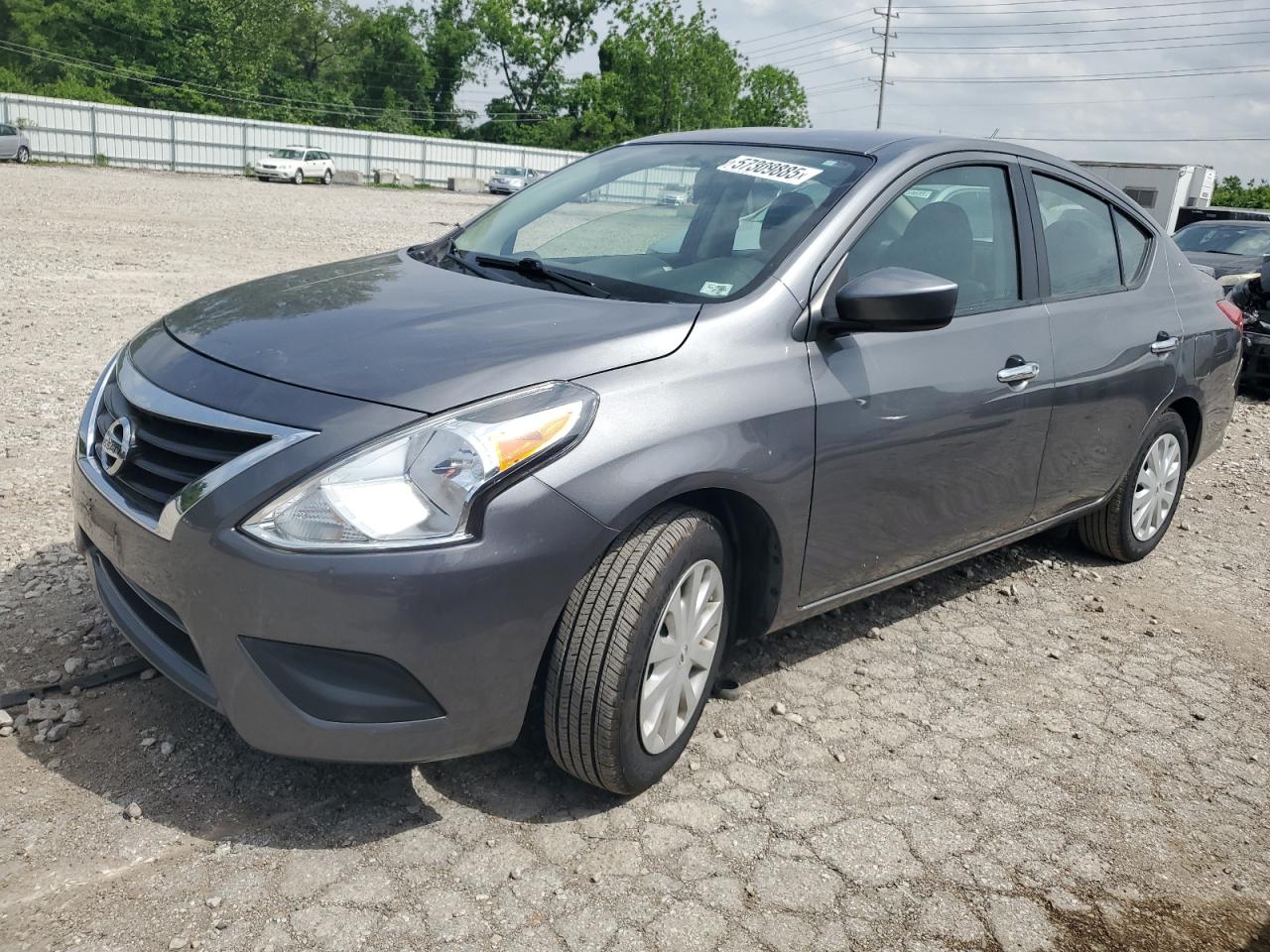 2019 Nissan Versa S на продаже в Bridgeton, MO - Hail