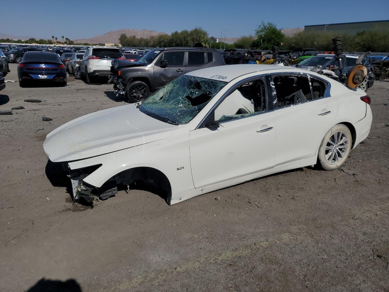 2020 Infiniti Q50 Pure zu verkaufen in Las Vegas, NV - Stripped
