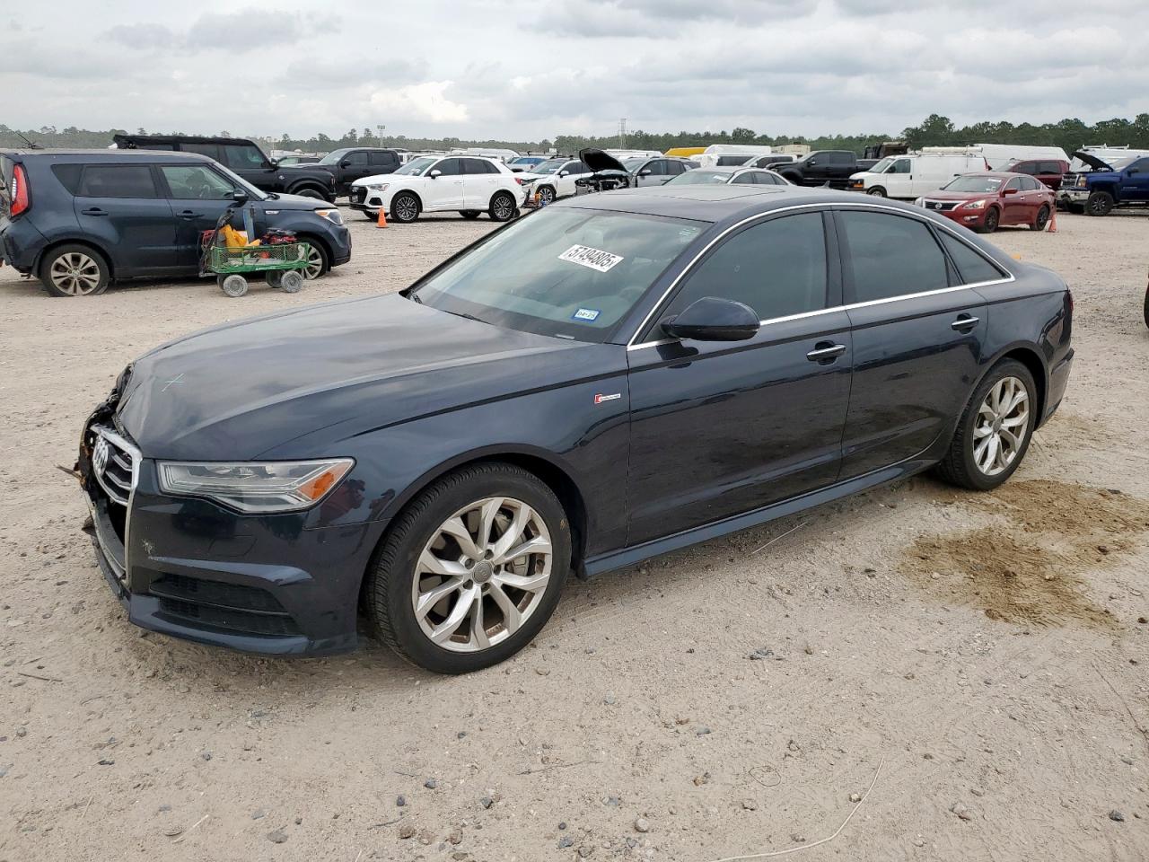 2018 Audi A6 Premium Plus na sprzedaż w Houston, TX - Front End