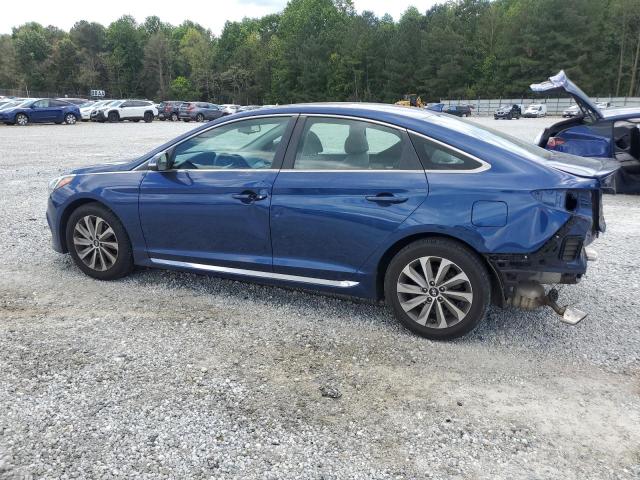  HYUNDAI SONATA 2015 Blue