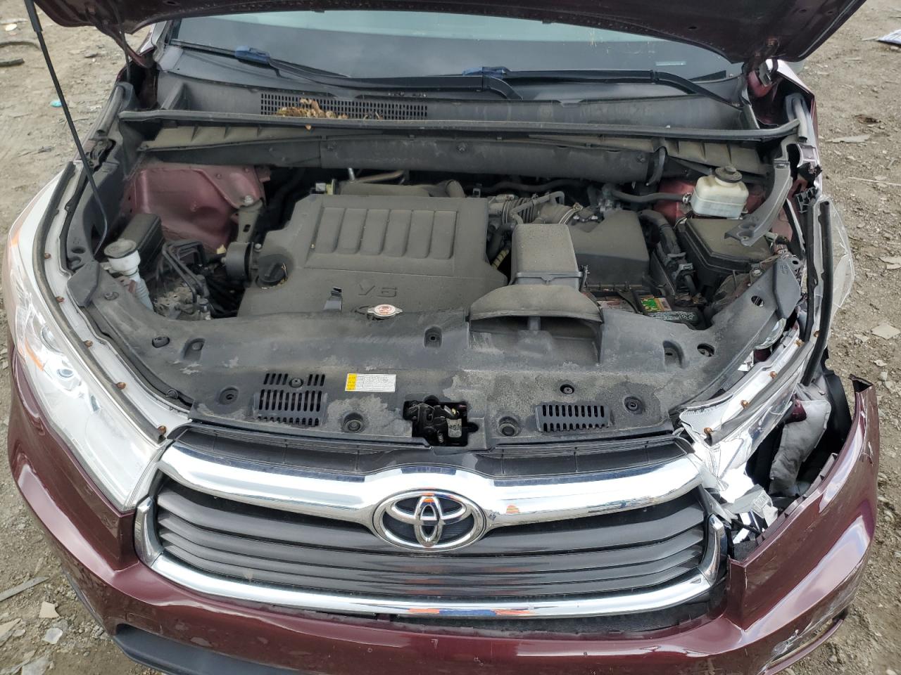 2015 Toyota Highlander Limited VIN: 5TDDKRFH7FS124379 Lot: 56003645