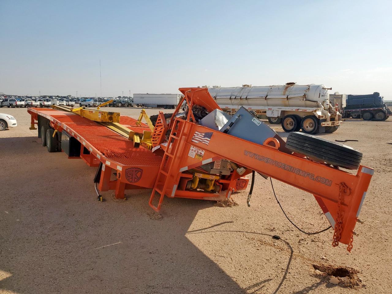 2024 Service King Pipe Handling Trailer за продажба в Andrews, TX - All Over