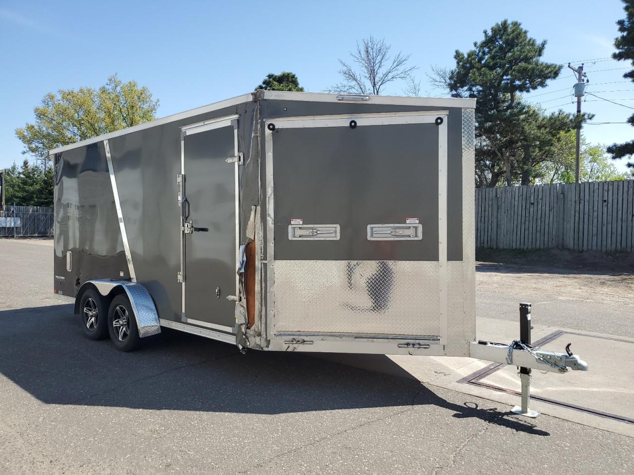 2024 Stealth Sapt721Ta2 Enclosed Snowmobile Trailer იყიდება Ham Lake-ში, MN - Side