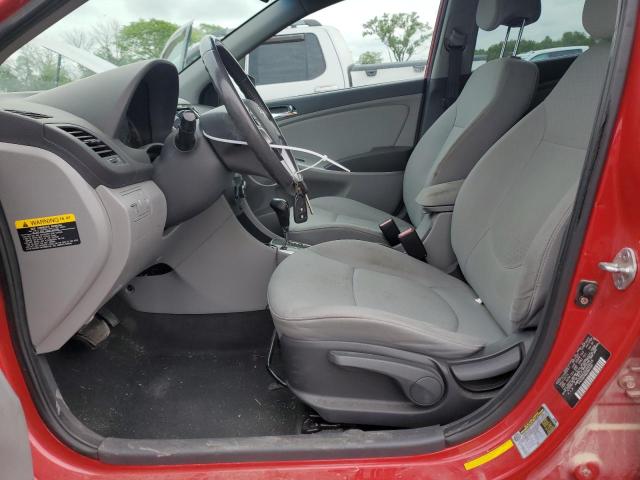 Хэтчбеки HYUNDAI ACCENT 2012 Красный