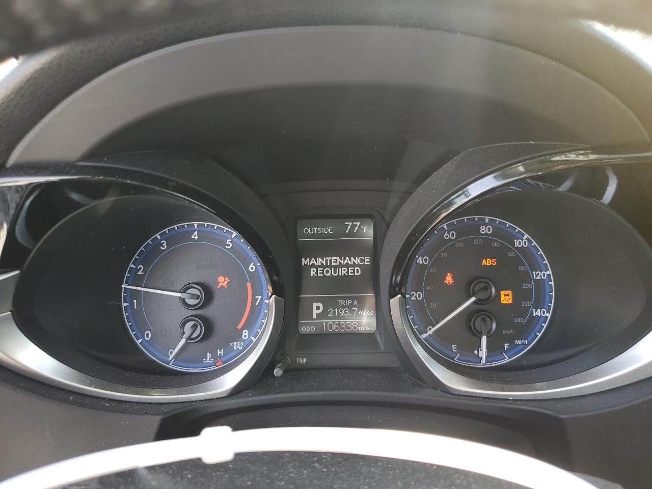 2T1BURHE3GC691526 TOYOTA COROLLA 2016