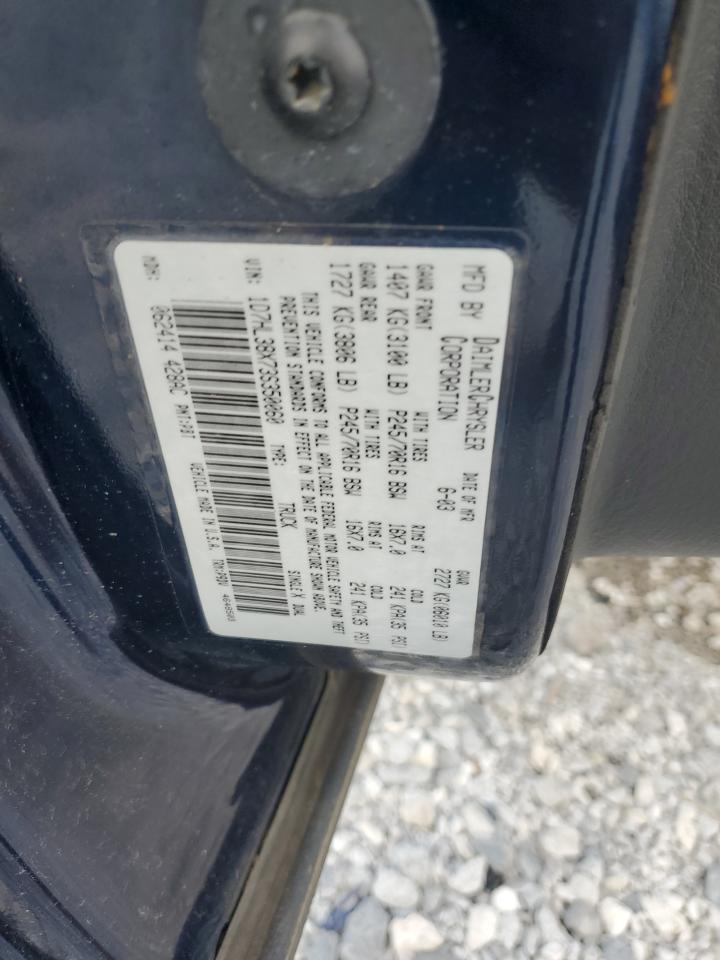 2003 Dodge Dakota Quad Sport VIN: 1D7HL38X73S350060 Lot: 56656905