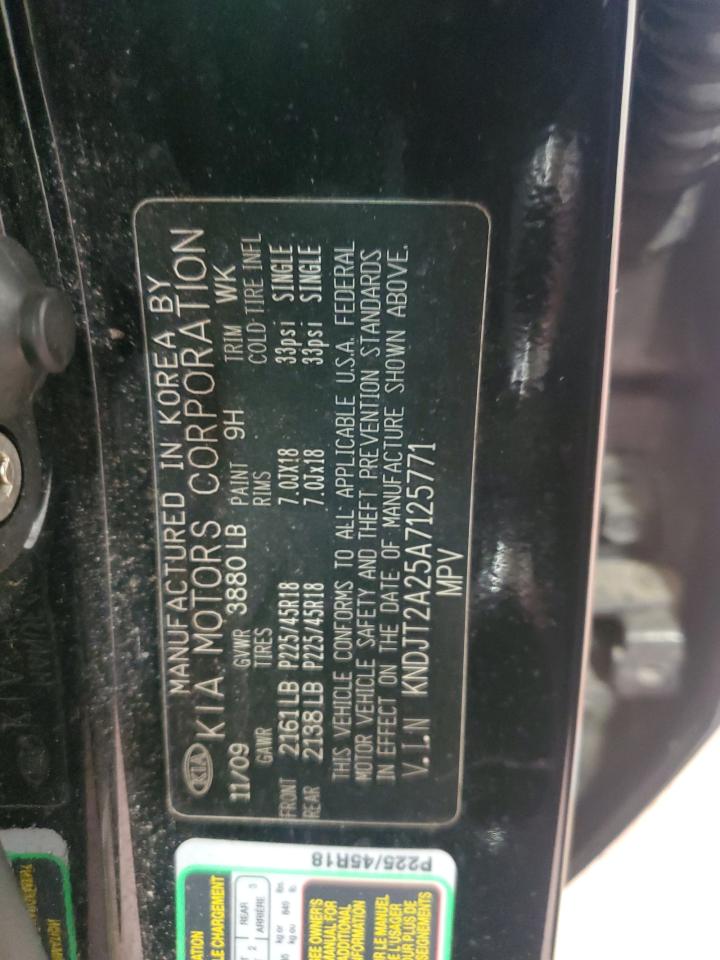 2010 Kia Soul + VIN: KNDJT2A25A7125771 Lot: 56779545