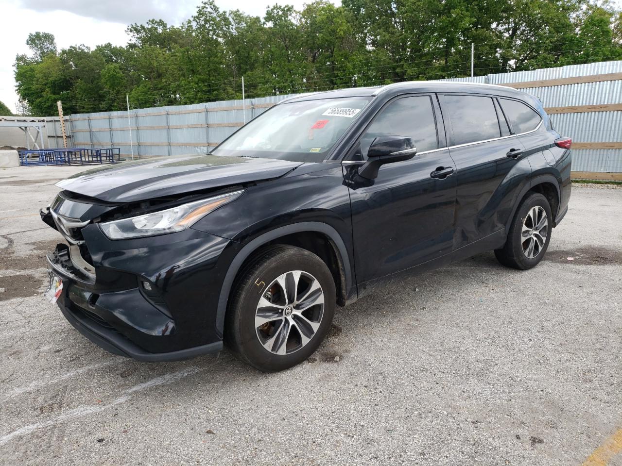 2020 Toyota Highlander Xle en Venta en Rogersville, MO - Front End