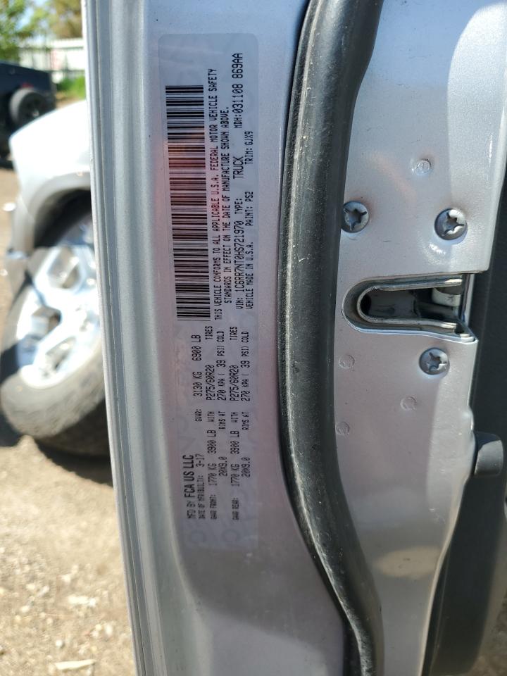 2017 Ram 1500 Laramie VIN: 1C6RR7NT0HS721970 Lot: 57391955