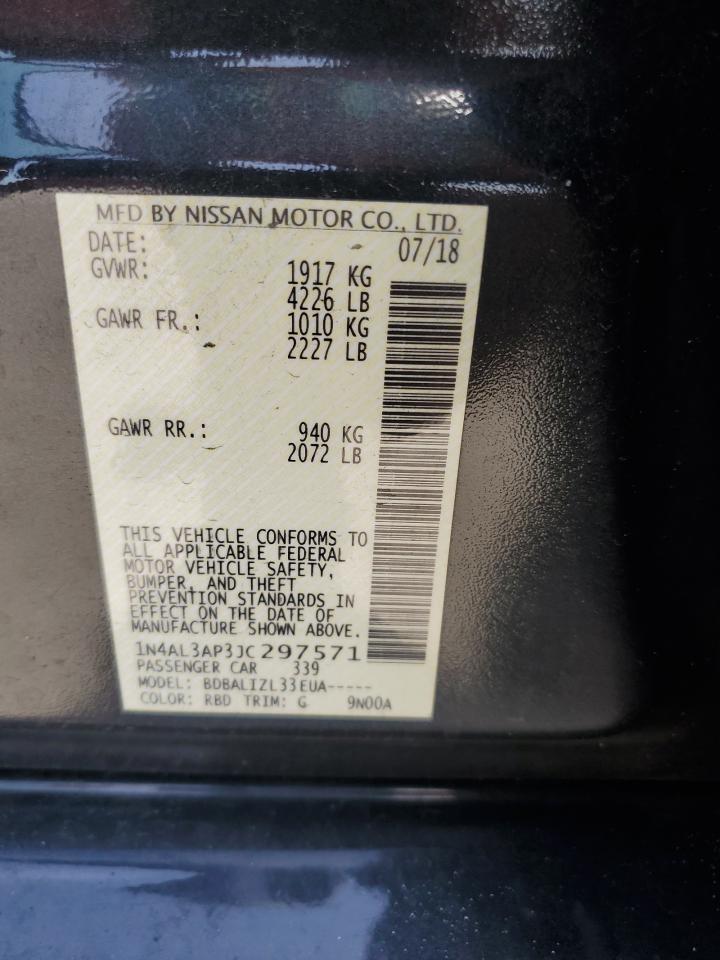 1N4AL3AP3JC297571 NISSAN ALTIMA 2018