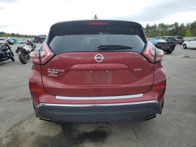  NISSAN MURANO 2018 Czerwony