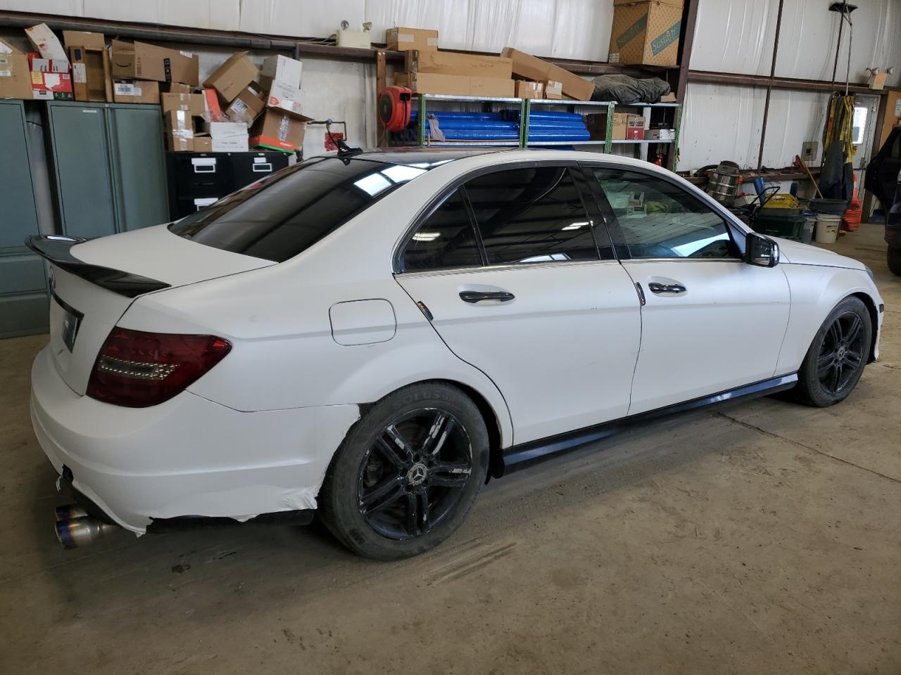 2013 Mercedes-Benz C 300 4Matic black sedan gas WDDGF8AB4DA879763 photo #4