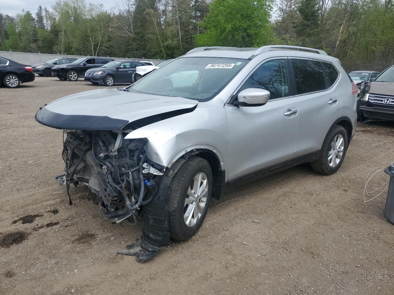 2015 Nissan Rogue S VIN: 5N1AT2MTXFC806605 Lot: 56747255