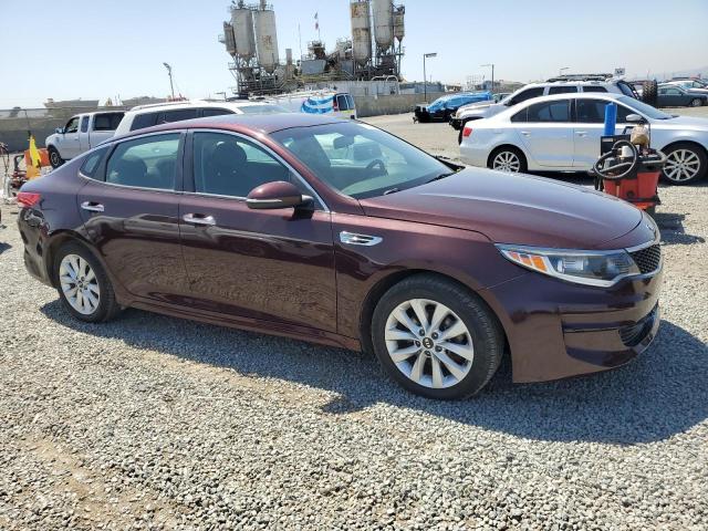 Sedans KIA OPTIMA 2016 Burgundy