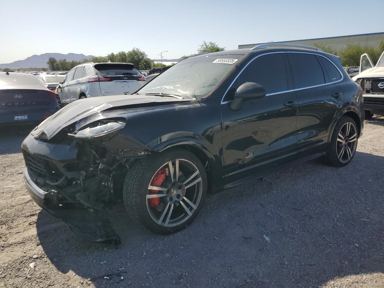 2012 Porsche Cayenne Turbo black suv gas WP1AC2A2XCLA83851 photo #1