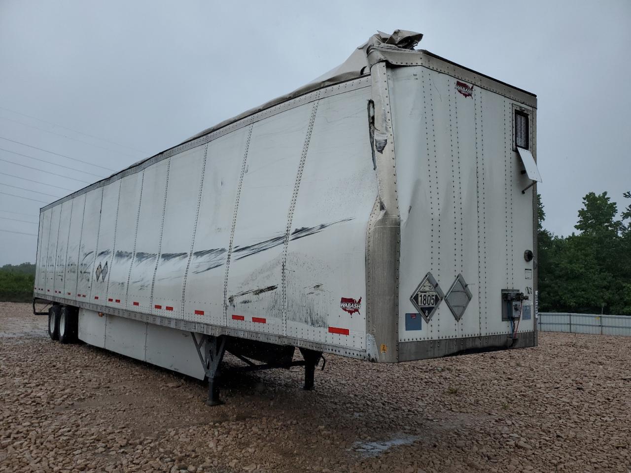 2023 Wabash Dvlshpc Dry Van Trailer للبيع في China Grove، NC - Rollover