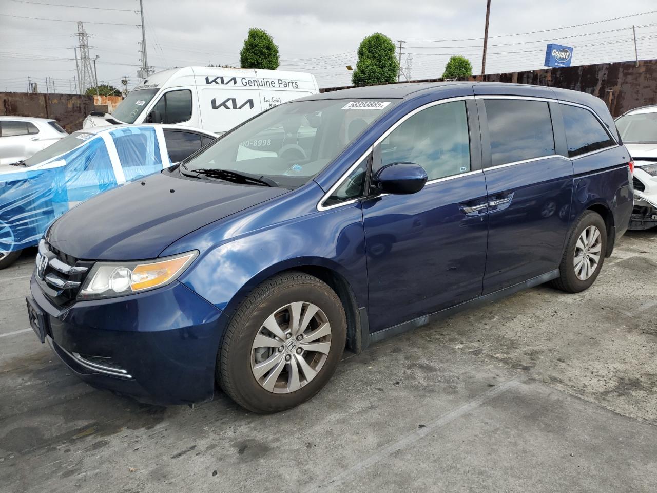 2015 Honda Odyssey Exl for Sale in Wilmington, CA - Side