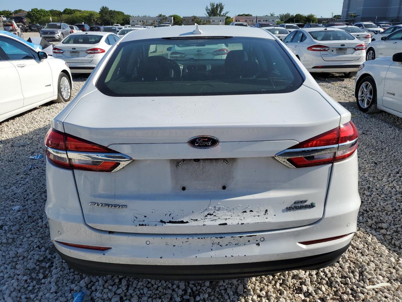 2019 Ford Fusion Se VIN: 3FA6P0LU2KR264009 Lot: 54043115
