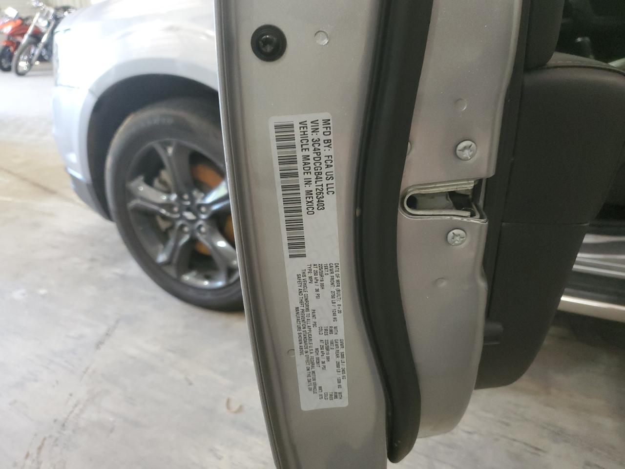 2020 Dodge Journey Crossroad VIN: 3C4PDCGB4LT263403 Lot: 56410455