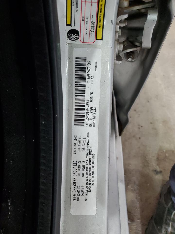 2010 Chrysler Sebring Limited VIN: 1C3CC5FB0AN135255 Lot: 55788315