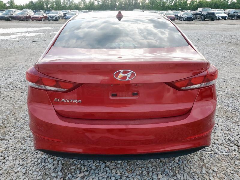  HYUNDAI ELANTRA 2017 Czerwony