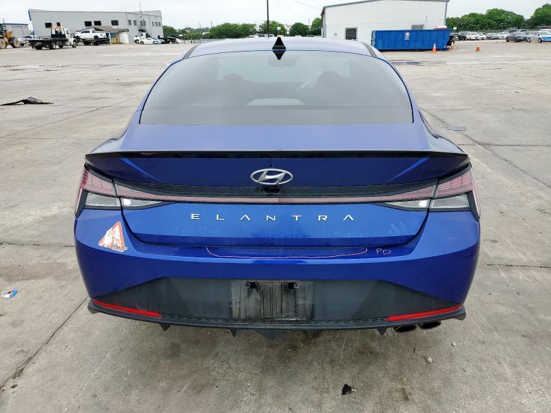  HYUNDAI ELANTRA 2022 Blue