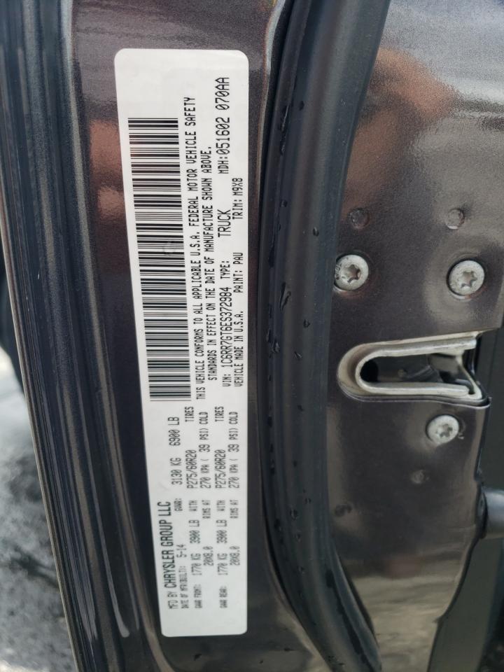 2014 Ram 1500 Slt VIN: 1C6RR7GT6ES372984 Lot: 56177695