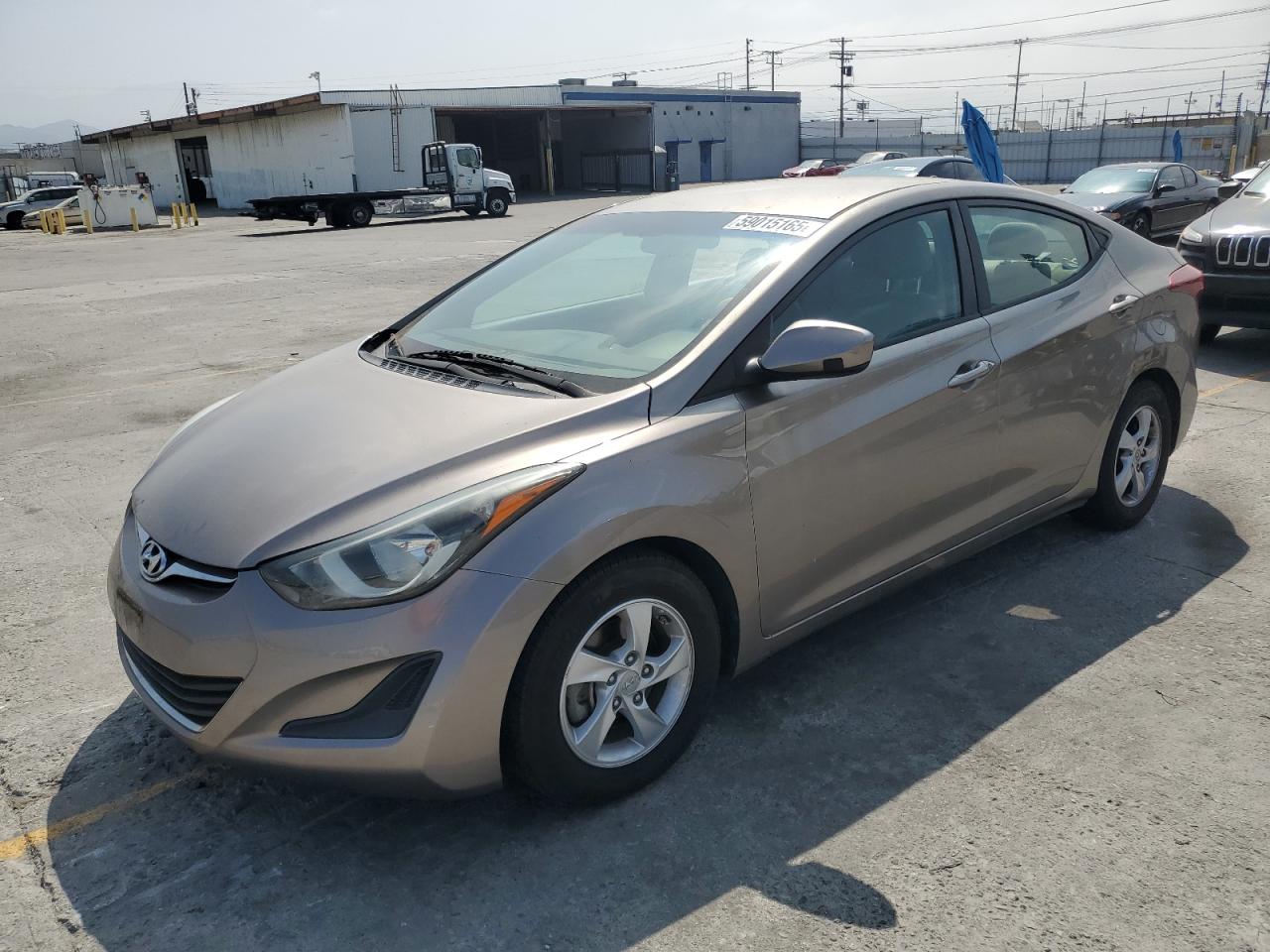 2014 Hyundai Elantra Se იყიდება Sun Valley-ში, CA - Vandalism