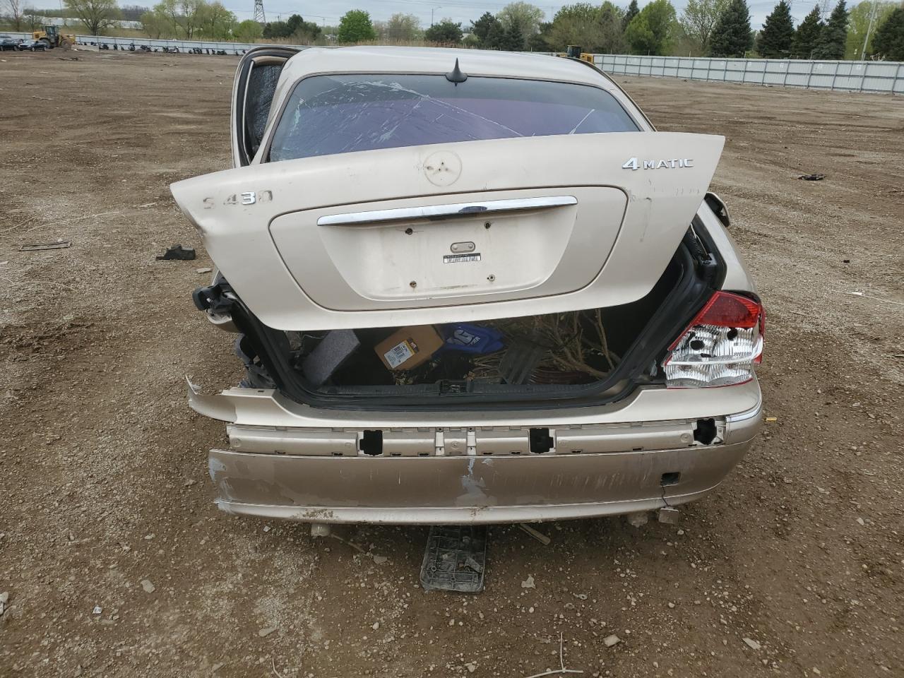 2003 Mercedes-Benz S 430 4Matic VIN: WDBNG83J23A377463 Lot: 55434155