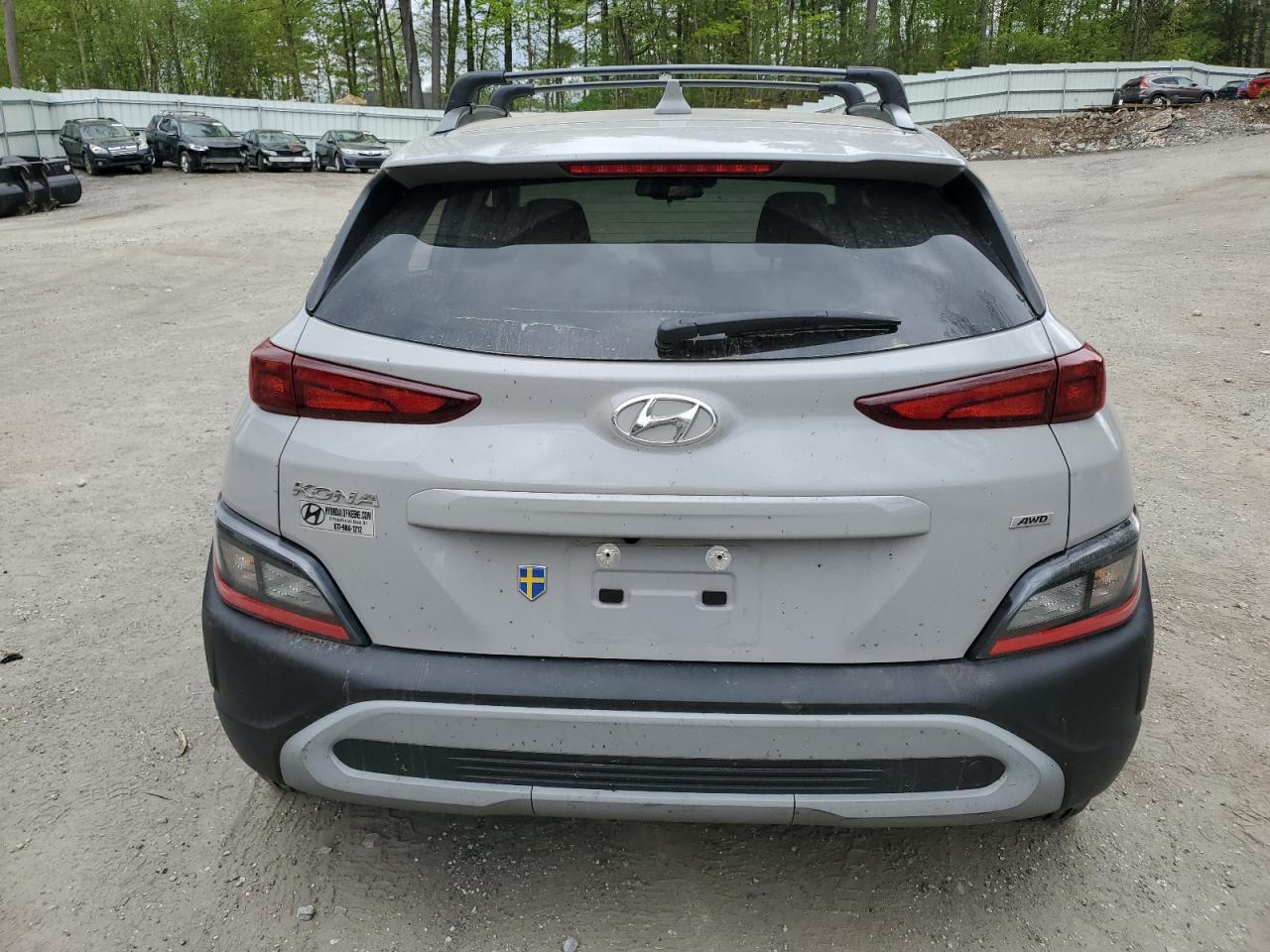 2022 Hyundai Kona Sel VIN: KM8K6CAB0NU913121 Lot: 56962765