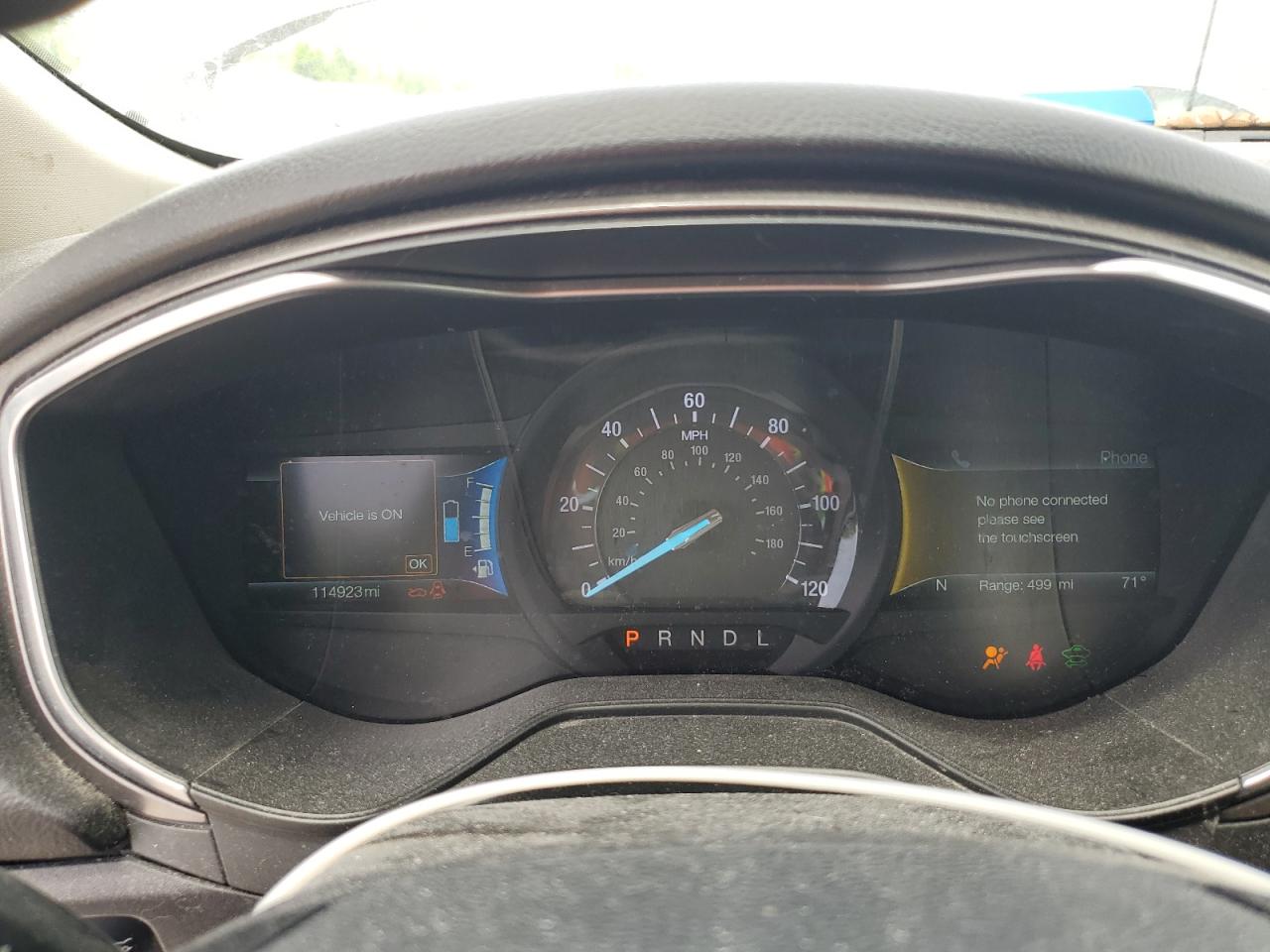 2019 Ford Fusion Se VIN: 3FA6P0LU9KR124801 Lot: 55085185