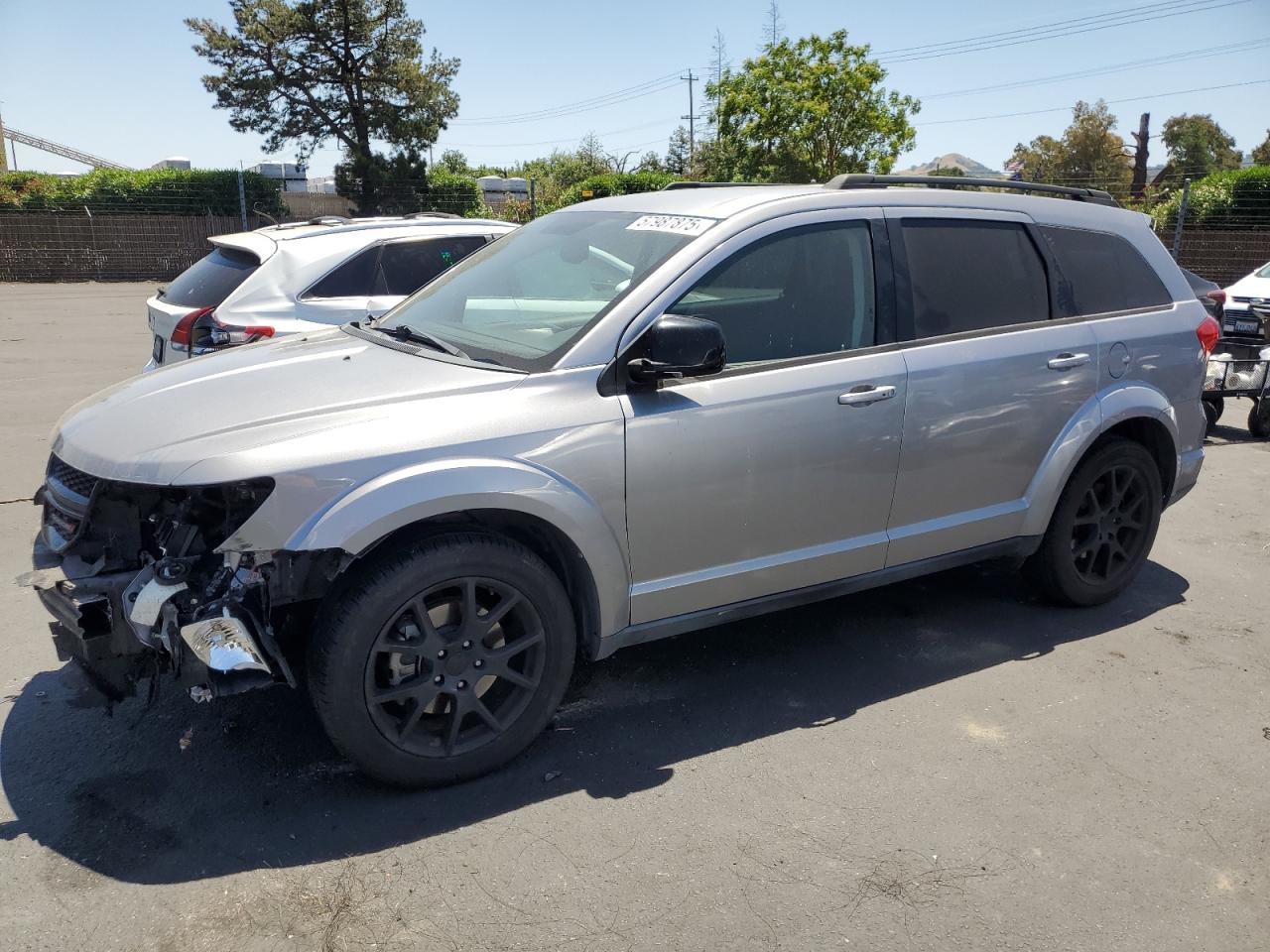 2017 Dodge Journey Sxt იყიდება San Martin-ში, CA - Front End