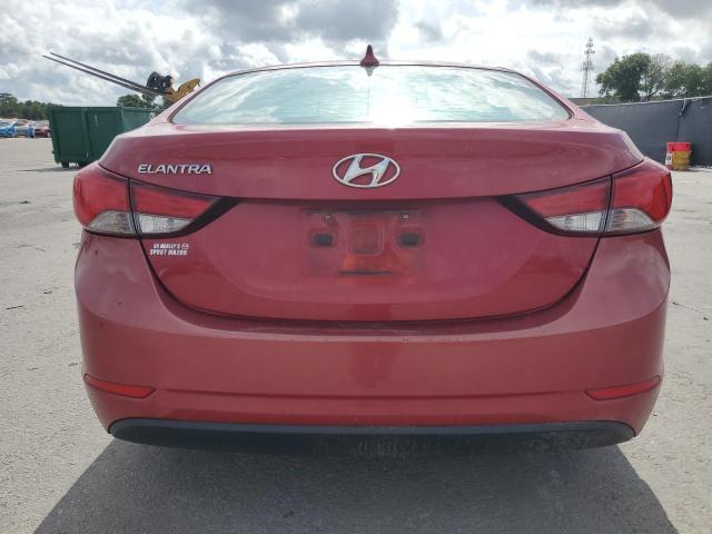  HYUNDAI ELANTRA 2015 Red