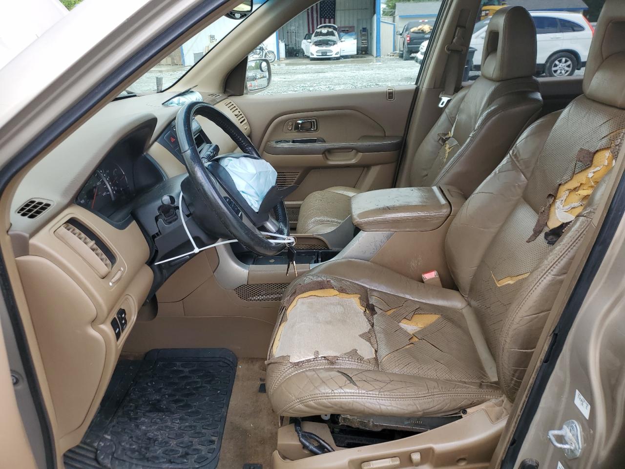2003 Honda Pilot Exl VIN: 2HKYF18613H527598 Lot: 57129765
