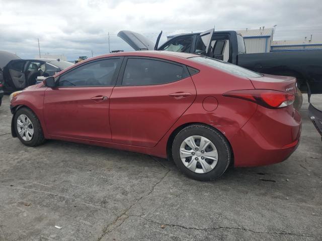  HYUNDAI ELANTRA 2016 Красный