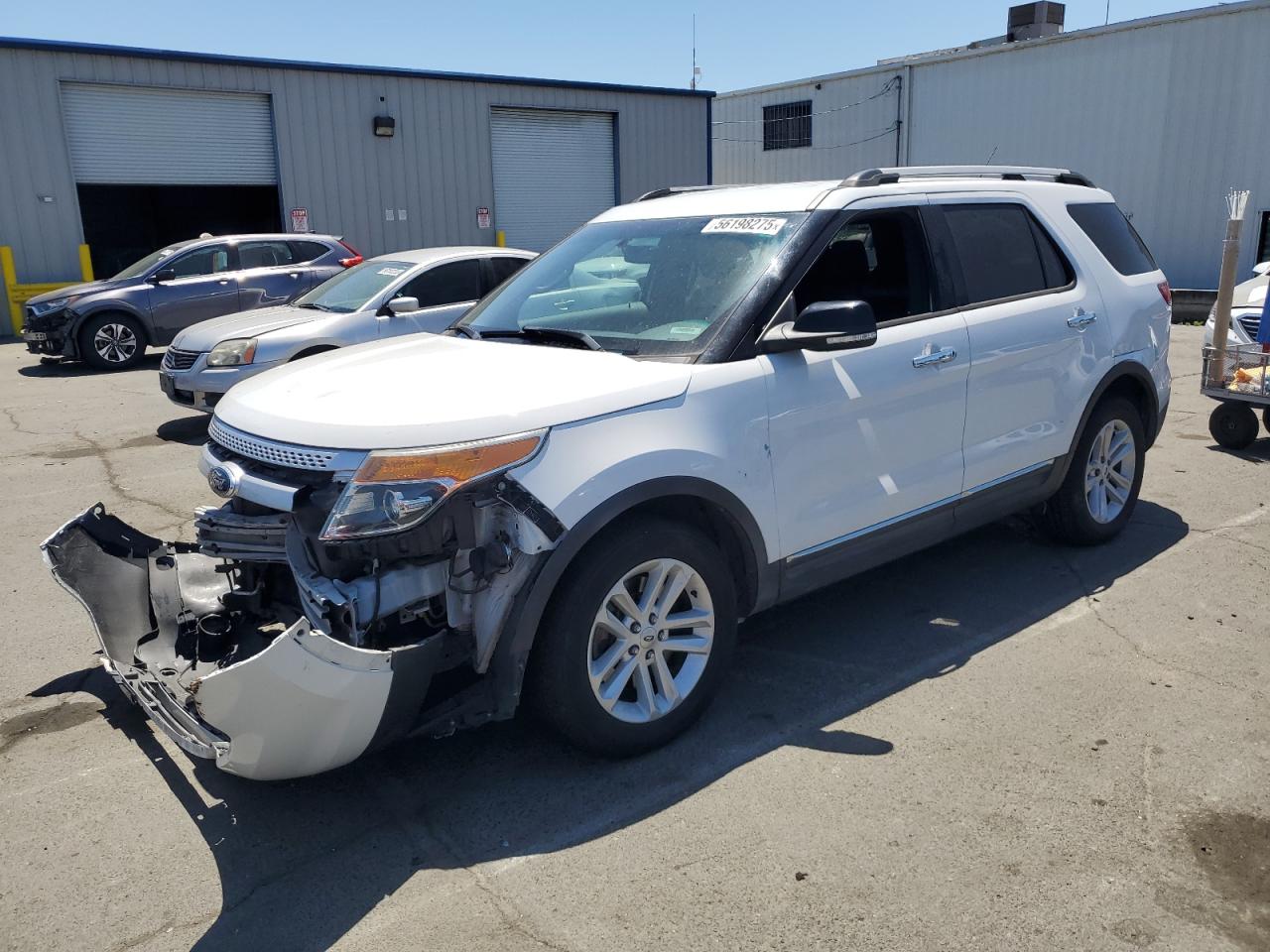 2013 Ford Explorer Xlt იყიდება Vallejo-ში, CA - Front End