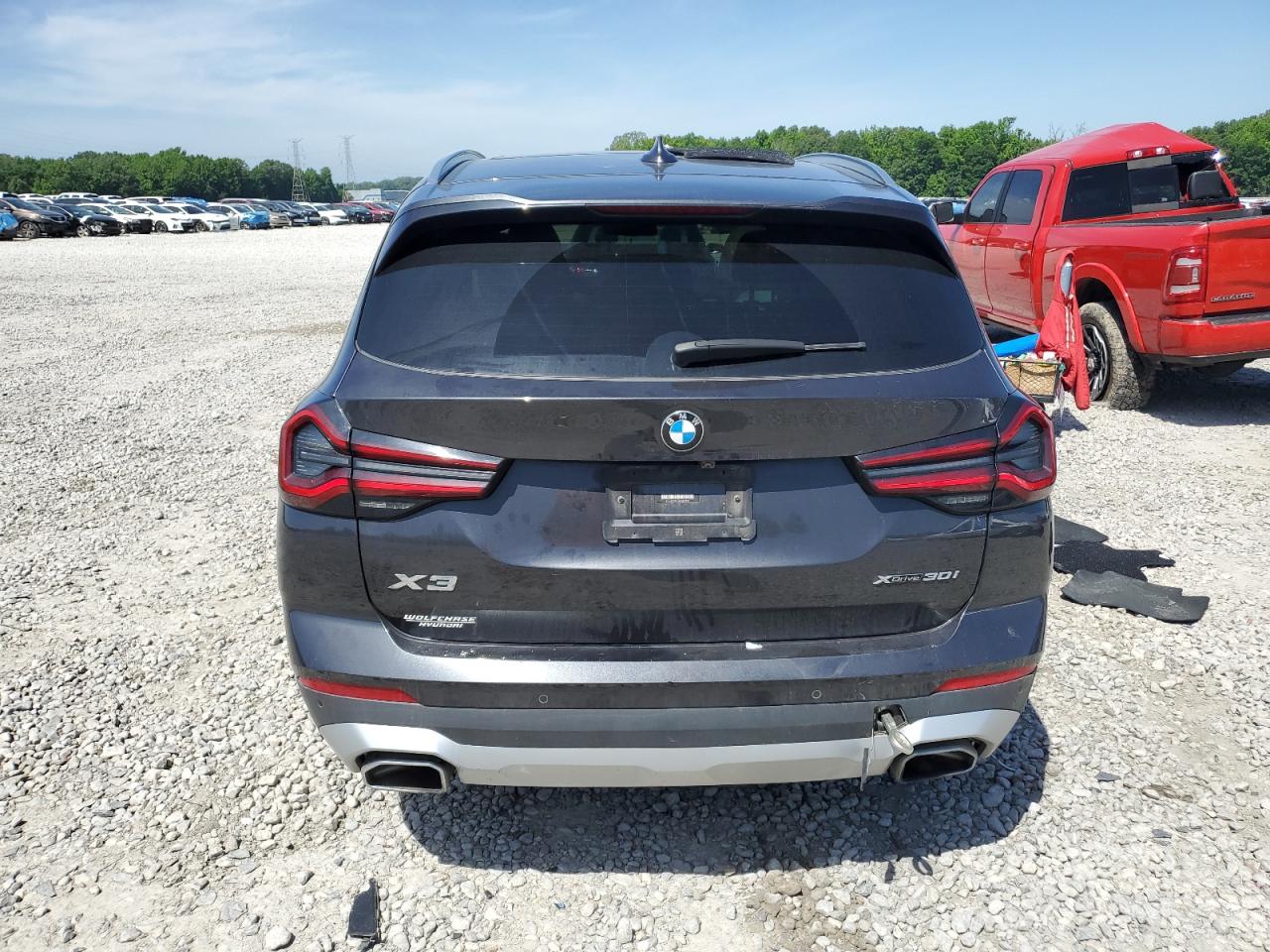 2022 BMW X3 xDrive30I VIN: 5UX53DP04N9N28751 Lot: 57508775