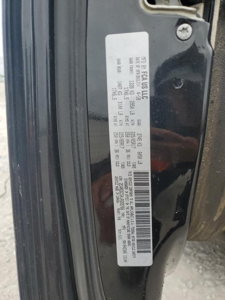 2018 Dodge Grand Caravan Sxt VIN: 2C4RDGCG4JR265766 Lot: 57769375