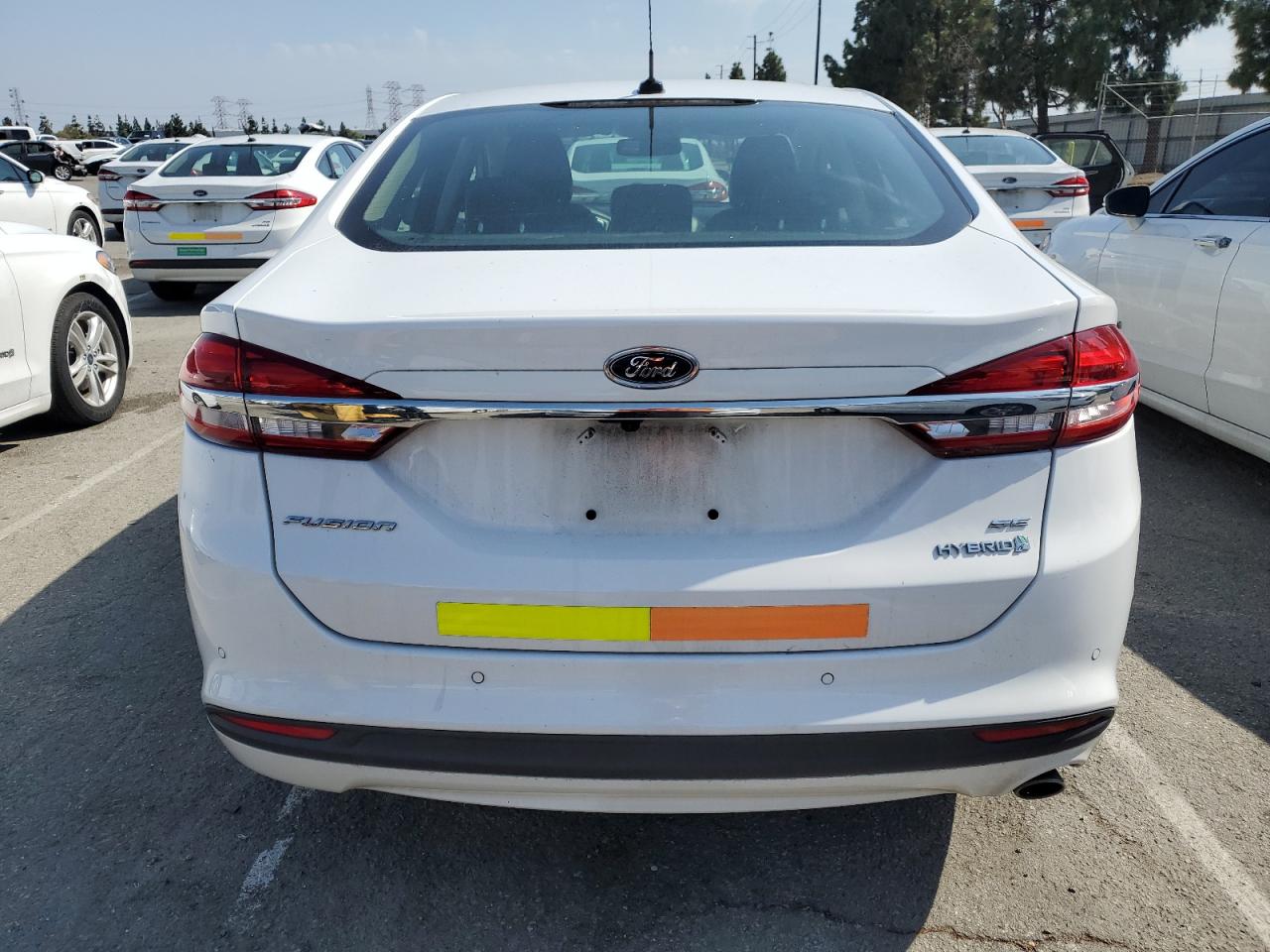 2018 Ford Fusion Se Hybrid VIN: 3FA6P0LU7JR278633 Lot: 54042545
