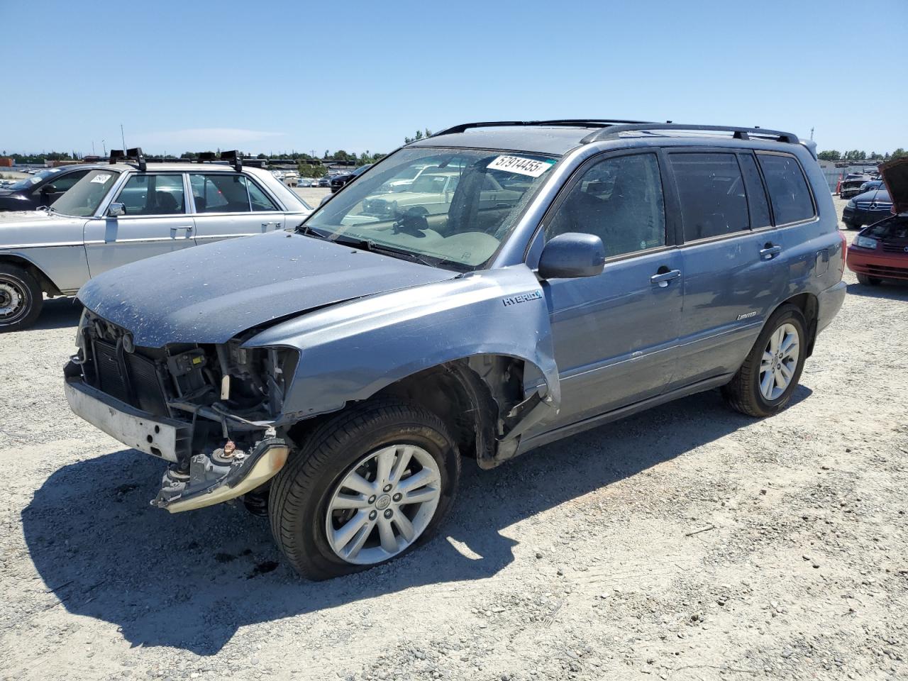 2007 Toyota Highlander Hybrid за продажба в Antelope, CA - Front End