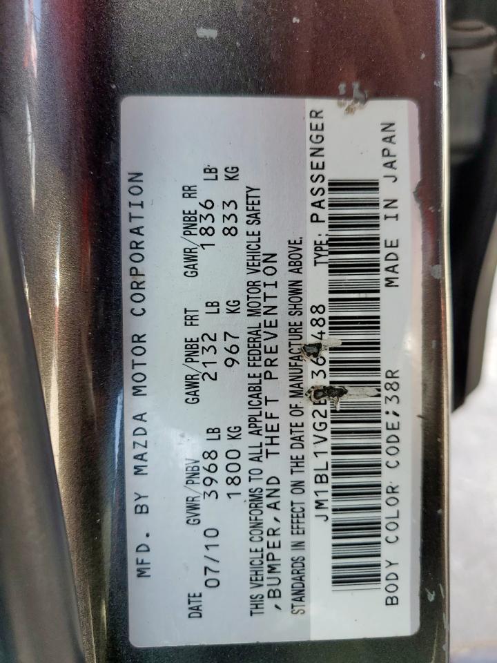 2011 Mazda 3 I VIN: JM1BL1VG2B1367488 Lot: 56121955