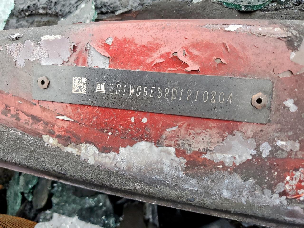 2013 Chevrolet Impala Lt VIN: 2G1WG5E32D1210804 Lot: 54673235