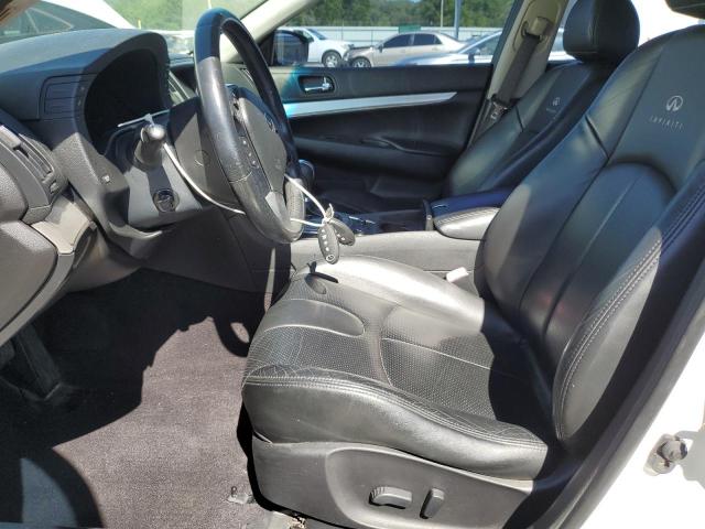  INFINITI G37 2012 White