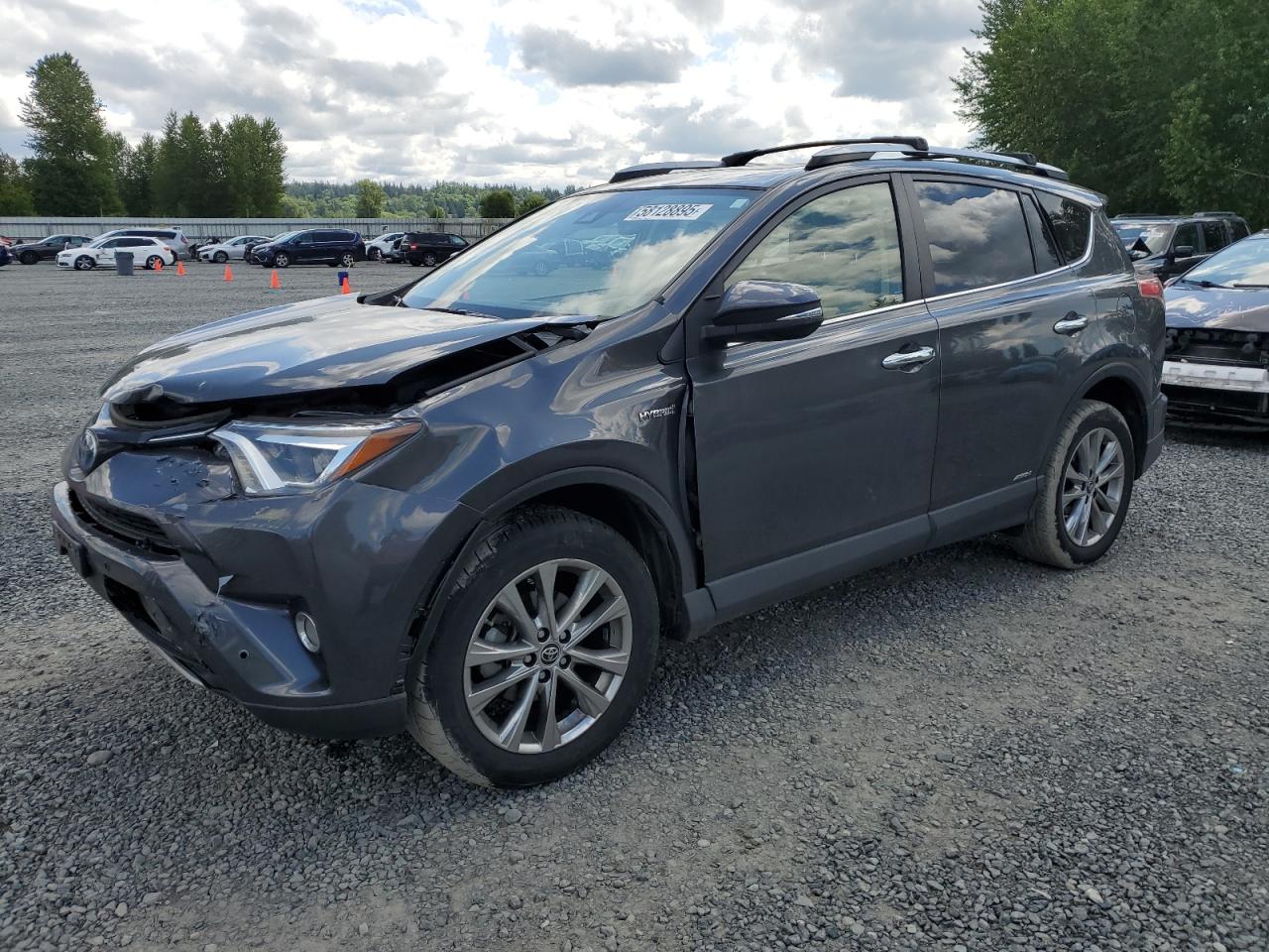 2017 Toyota Rav4 Hv Limited продається в Arlington, WA - Front End